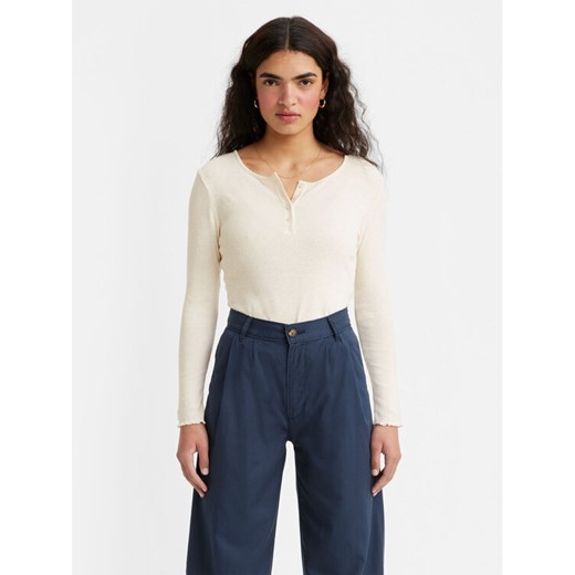 Levi's® Bluzka Dry Goods A5910-0003 Écru Regular Fit ze sklepu MODIVO w kategorii Bluzki damskie - zdjęcie 182628588