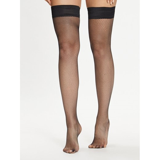 Bluebella Pończochy Fishnet 41454-BK Czarny ze sklepu MODIVO w kategorii Akcesoria do bielizny - zdjęcie 182628596