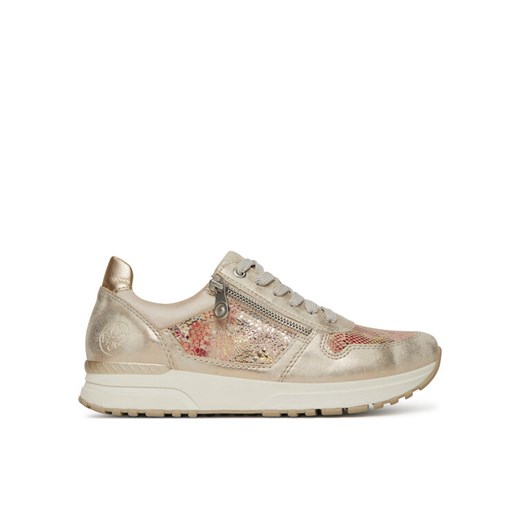 Rieker Sneakersy N7422-91 Beżowy ze sklepu MODIVO w kategorii Buty sportowe damskie - zdjęcie 182628609