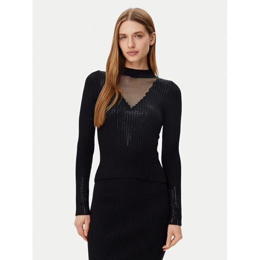 Guess Sweter W5RR15 Z2Y50 Czarny Regular Fit ze sklepu MODIVO w kategorii Swetry damskie - zdjęcie 182628706