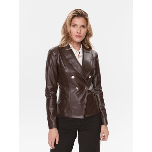 Liu Jo Marynarka CF3012 E0624 Brązowy Regular Fit ze sklepu MODIVO w kategorii Marynarki damskie - zdjęcie 182628715