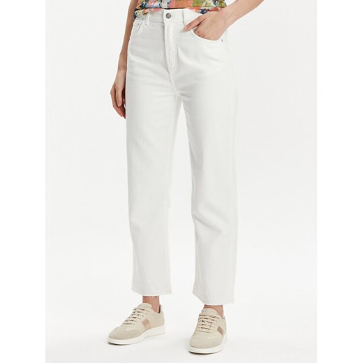 Marella Jeansy Mombis 2413131224 Biały Mom Fit ze sklepu MODIVO w kategorii Jeansy damskie - zdjęcie 182628747