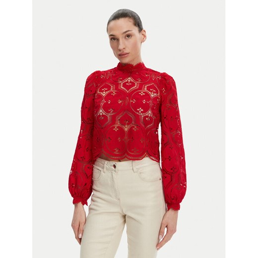 Morgan Bluzka 251-OMBRE Czerwony Regular Fit ze sklepu MODIVO w kategorii Bluzki damskie - zdjęcie 182628749