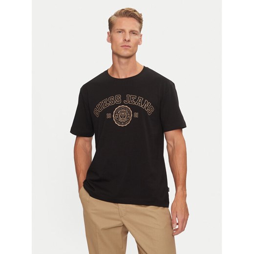 Guess T-Shirt M4BI83 K8FQ4 Czarny Regular Fit ze sklepu MODIVO w kategorii T-shirty męskie - zdjęcie 182628858