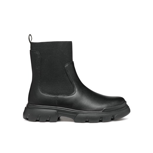 Geox Kozaki J Junette Girl J46HVC 0BCNH C9999 M Czarny ze sklepu MODIVO w kategorii Buty zimowe dziecięce - zdjęcie 182629178