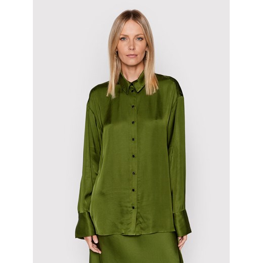 Herskind Koszula Jenka 4432370 Zielony Loose Fit ze sklepu MODIVO w kategorii Koszule damskie - zdjęcie 182629249