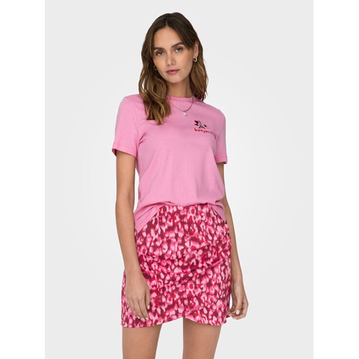 ONLY T-Shirt Kita 15316574 Fioletowy Regular Fit ze sklepu MODIVO w kategorii Bluzki damskie - zdjęcie 182629436