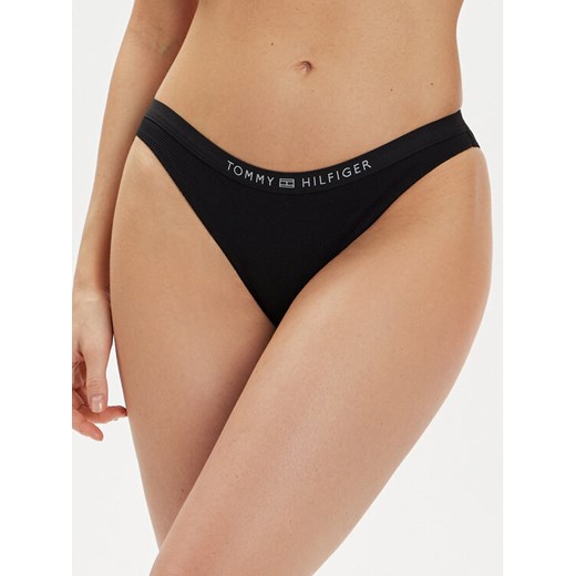Tommy Hilfiger Dół od bikini UW0UW05315 Czarny ze sklepu MODIVO w kategorii Stroje kąpielowe - zdjęcie 182629465