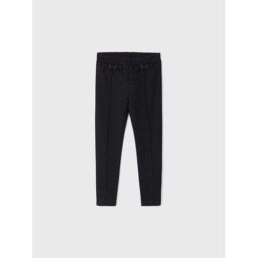 Mayoral Spodnie materiałowe 4502 Czarny Slim Fit ze sklepu MODIVO w kategorii Spodnie chłopięce - zdjęcie 182629505