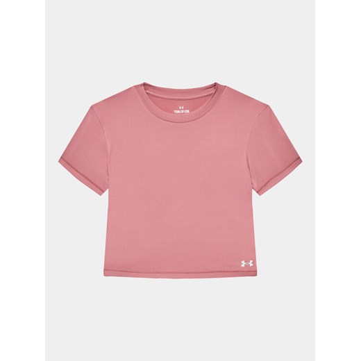 Under Armour T-Shirt Motion Ss 1379987 Różowy Loose Fit ze sklepu MODIVO w kategorii Bluzki dziewczęce - zdjęcie 182629516
