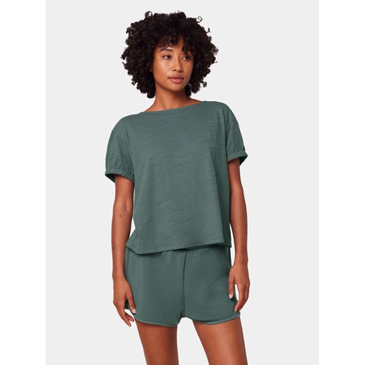 Triumph Szorty piżamowe Smart Active Infusion 10218291 Zielony Relaxed Fit ze sklepu MODIVO w kategorii Piżamy damskie - zdjęcie 182629546