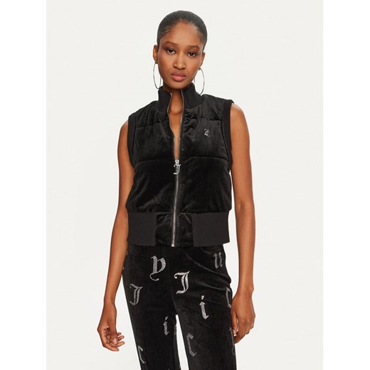 Juicy Couture Bezrękawnik Thunder JCOGL224555 Czarny Slim Fit ze sklepu MODIVO w kategorii Kamizelki damskie - zdjęcie 182629566