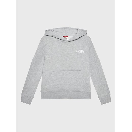 The North Face Bluza Everyday NF0A7X57 Szary Regular Fit ze sklepu MODIVO w kategorii Bluzy chłopięce - zdjęcie 182629635
