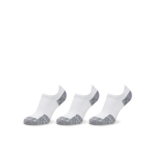 Under Armour Zestaw 3 par niskich skarpet unisex UA ArmourDry® Run 1387044 Biały ze sklepu MODIVO w kategorii Skarpetki męskie - zdjęcie 182629639