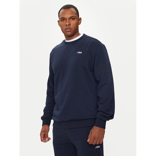 Fila Bluza Brustem FAM0343 Granatowy Regular Fit ze sklepu MODIVO w kategorii Bluzy męskie - zdjęcie 182629687