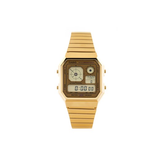 Casio Zegarek A130WEG-9AEF Złoty ze sklepu MODIVO w kategorii Zegarki - zdjęcie 182629728