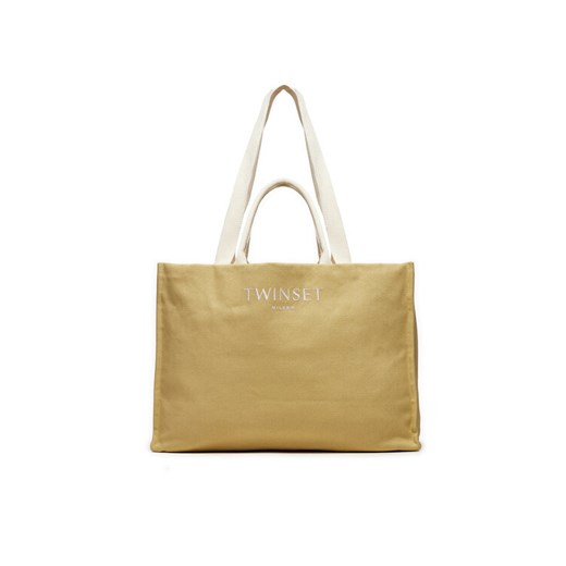 TWINSET Torebka 241TD8110 Beżowy ze sklepu MODIVO w kategorii Torby Shopper bag - zdjęcie 182629736