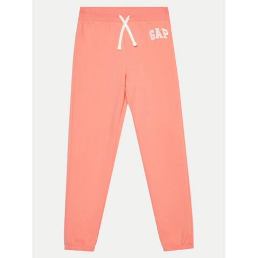 Gap Spodnie dresowe 885882-00 Różowy Relaxed Fit ze sklepu MODIVO w kategorii Spodnie dziewczęce - zdjęcie 182629808