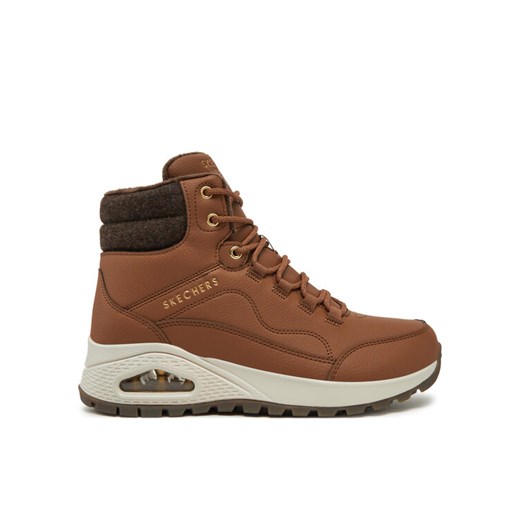 Skechers Botki 177179 Brązowy ze sklepu MODIVO w kategorii Botki - zdjęcie 182629836