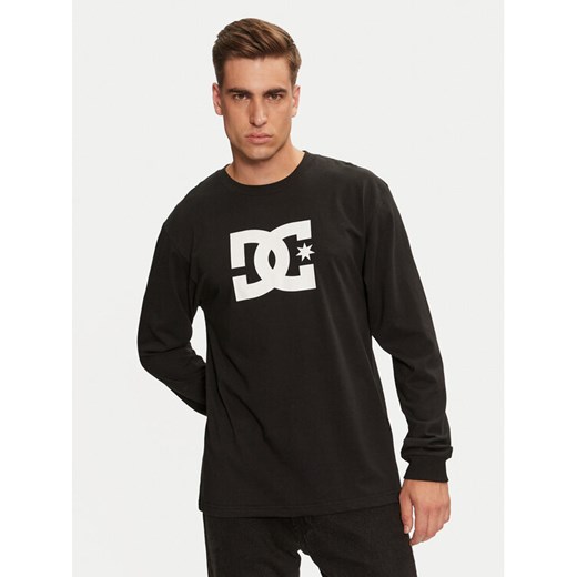 DC Longsleeve Star ADYZT05372 Czarny Regular Fit ze sklepu MODIVO w kategorii T-shirty męskie - zdjęcie 182629918