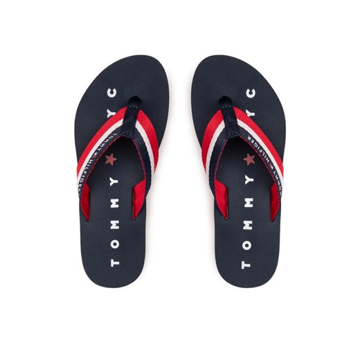 Tommy Hilfiger Japonki Tommy Loves Ny Beach Sandal FW0FW02370 Granatowy Tommy Hilfiger 39 MODIVO