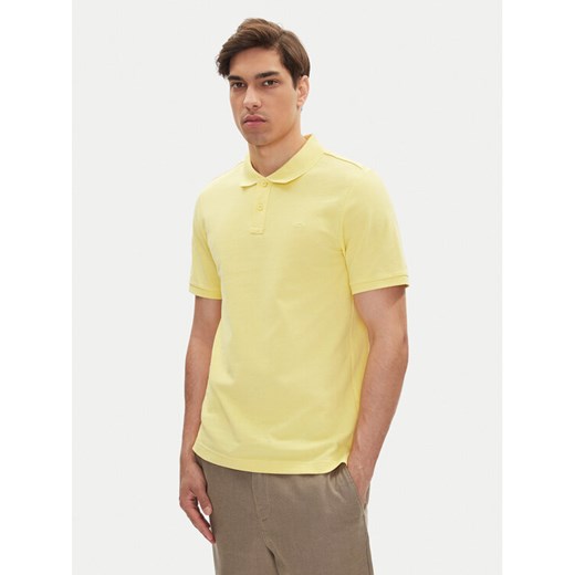 Mustang Polo Palco 1016503 Żółty Regular Fit ze sklepu MODIVO w kategorii T-shirty męskie - zdjęcie 182630035