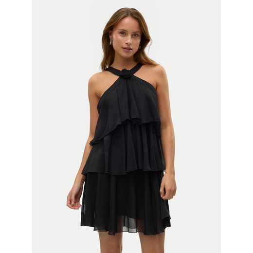Vero Moda Sukienka koktajlowa Felicia 10329767 Czarny Regular Fit ze sklepu MODIVO w kategorii Sukienki - zdjęcie 182630046