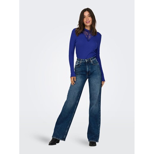 ONLY Bluzka Luxi 15310698 Niebieski Regular Fit ze sklepu MODIVO w kategorii Bluzki damskie - zdjęcie 182630056