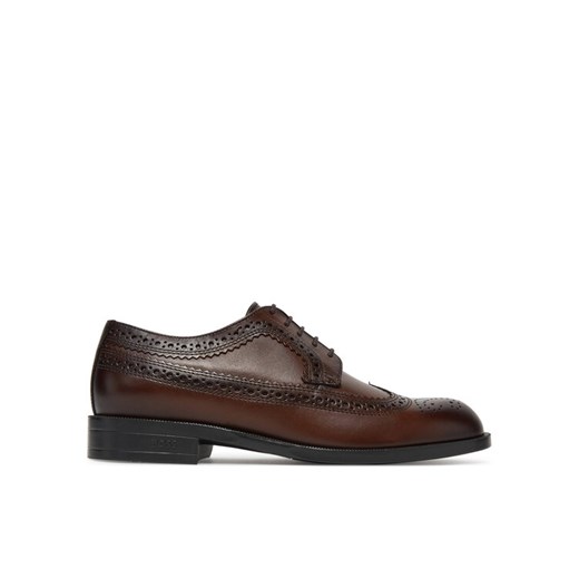 BOSS Półbuty 50543423 Brązowy ze sklepu MODIVO w kategorii Buty eleganckie męskie - zdjęcie 182630058