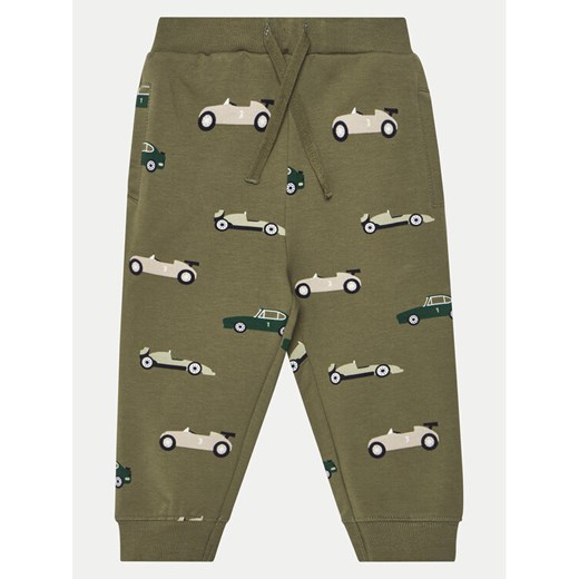 NAME IT Spodnie dresowe Brais 13238891 Zielony Regular Fit ze sklepu MODIVO w kategorii Spodnie i półśpiochy - zdjęcie 182630096
