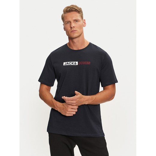 Jack&Jones T-Shirt Corp 12233999 Granatowy Standard Fit XL MODIVO