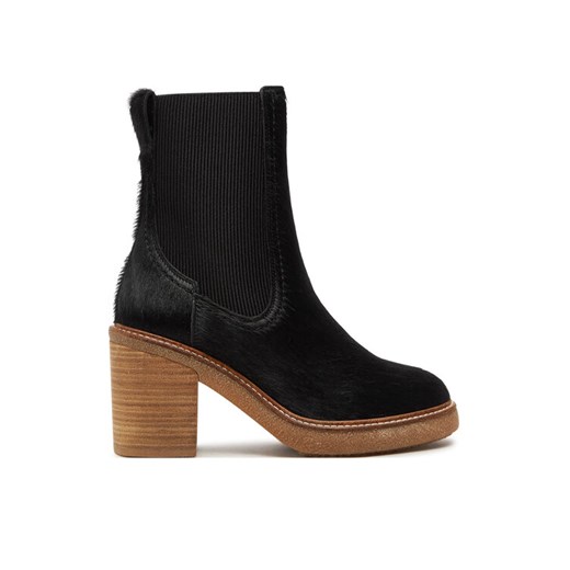 Clarks Botki Cassiano Top 26178668 Czarny ze sklepu MODIVO w kategorii Botki - zdjęcie 182630125