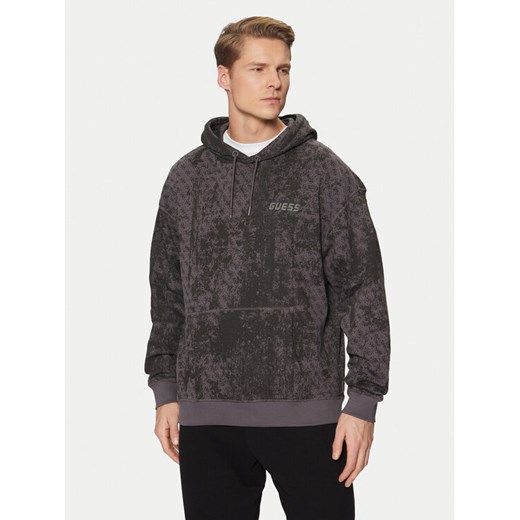 Guess Bluza Z5RQ16 K9YI1 Szary Regular Fit ze sklepu MODIVO w kategorii Bluzy męskie - zdjęcie 182630158