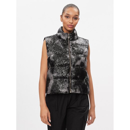 Liu Jo Sport Bezrękawnik TA4061 J4623 Czarny Regular Fit ze sklepu MODIVO w kategorii Kamizelki damskie - zdjęcie 182630189