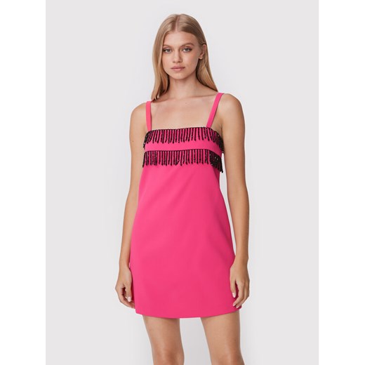Pinko Sukienka koktajlowa Anica 1G183B 7624 Różowy Regular Fit ze sklepu MODIVO w kategorii Sukienki - zdjęcie 182630208