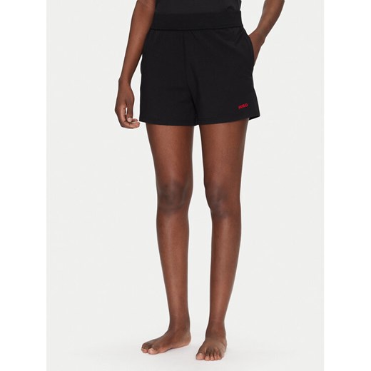 HUGO Szorty sportowe 50490596 Czarny Regular Fit M MODIVO