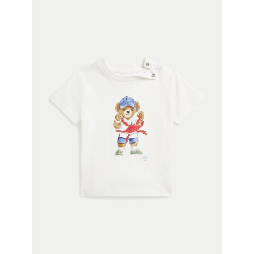 Polo Ralph Lauren T-Shirt 320965276002 Biały Regular Fit ze sklepu MODIVO w kategorii T-shirty chłopięce - zdjęcie 182630259