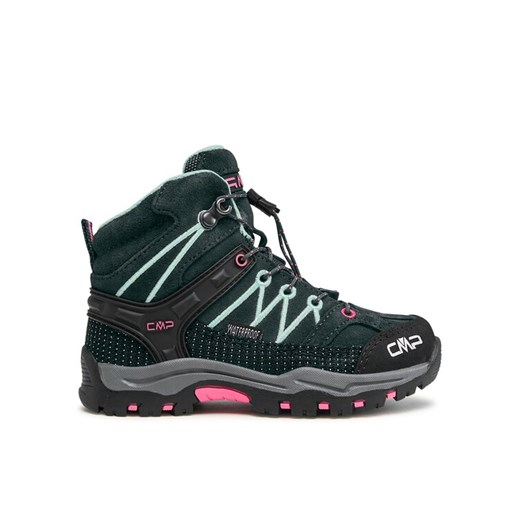 CMP Trekkingi Kids Rigel Mid Trekking Shoe Wp 3Q12944 Czarny ze sklepu MODIVO w kategorii Buty trekkingowe dziecięce - zdjęcie 182630418