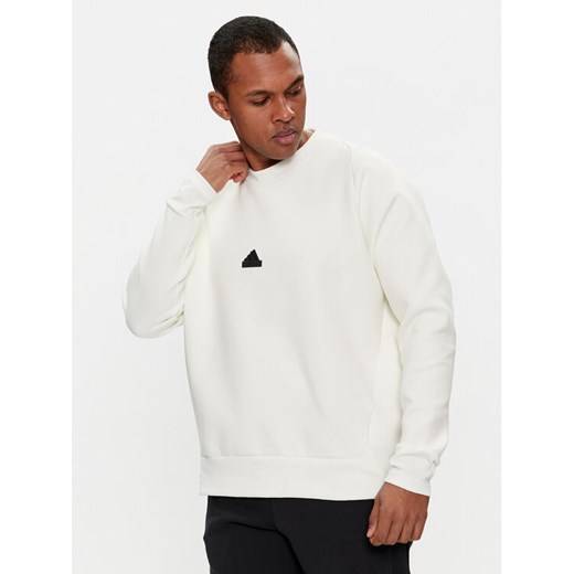 adidas Bluza Z.N.E. Premium IN1845 Biały Loose Fit ze sklepu MODIVO w kategorii Bluzy męskie - zdjęcie 182630489