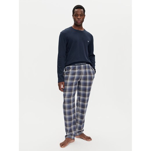 Emporio Armani Underwear Piżama 112135 4F576 75036 Granatowy Regular Fit ze sklepu MODIVO w kategorii Piżamy męskie - zdjęcie 182630517