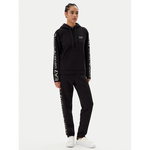 EA7 Emporio Armani Dres 7W000116 AF10443 MC004 Czarny Regular Fit ze sklepu MODIVO w kategorii Dresy damskie - zdjęcie 182630527