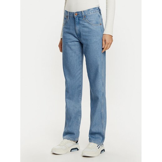 Wrangler Jeansy Sunset 112356412 Niebieski Straight Fit ze sklepu MODIVO w kategorii Jeansy damskie - zdjęcie 182630528