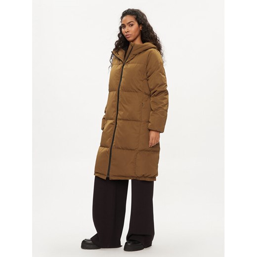 YAS Kurtka puchowa 26031874 Brązowy Regular Fit ze sklepu MODIVO w kategorii Kurtki damskie - zdjęcie 182630548