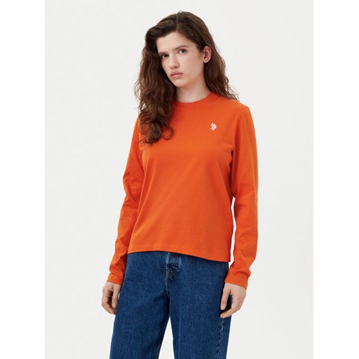 U.S. Polo Assn. Bluzka WUP0785 Pomarańczowy Regular Fit ze sklepu MODIVO w kategorii Bluzki damskie - zdjęcie 182630598