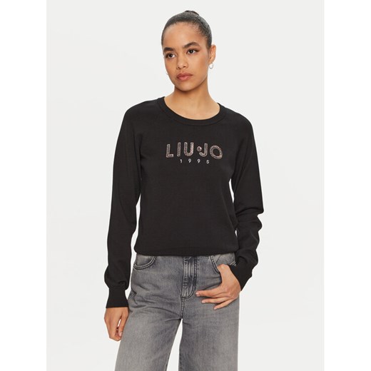 Liu Jo Sport Sweter TF4286 MS63L Czarny Regular Fit ze sklepu MODIVO w kategorii Swetry damskie - zdjęcie 182630617