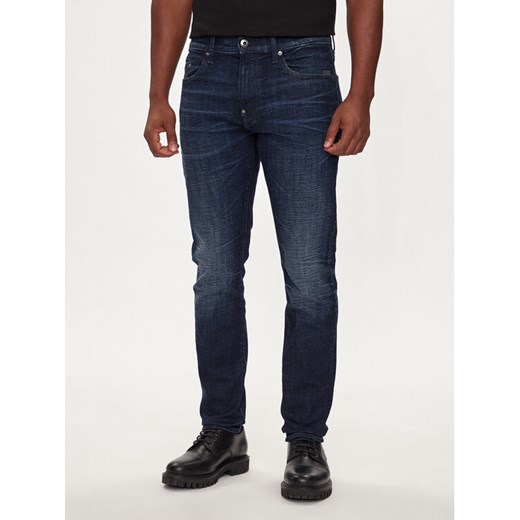 G-Star Raw Jeansy Revend FWD D20071-C051 Granatowy Skinny Fit ze sklepu MODIVO w kategorii Jeansy męskie - zdjęcie 182630637