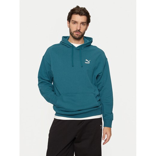 Puma Bluza Better Classics 624241 Zielony Relaxed Fit ze sklepu MODIVO w kategorii Bluzy męskie - zdjęcie 182630695