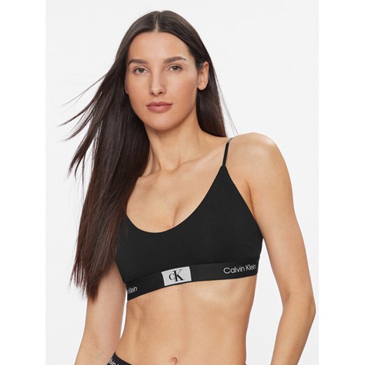 Calvin Klein Underwear Biustonosz top 000QF7216E Czarny ze sklepu MODIVO w kategorii Biustonosze - zdjęcie 182630699