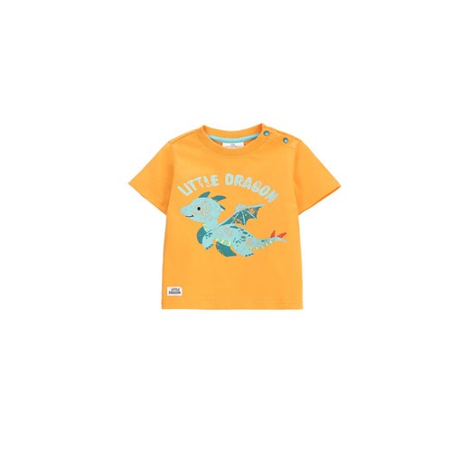 Coccodrillo T-Shirt WC5143202DBN Pomarańczowy Regular Fit ze sklepu MODIVO w kategorii T-shirty chłopięce - zdjęcie 182630995