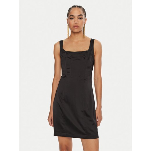 Guess Sukienka koktajlowa Sia W4BK0F WDEE2 Czarny Slim Fit ze sklepu MODIVO w kategorii Sukienki - zdjęcie 182631025